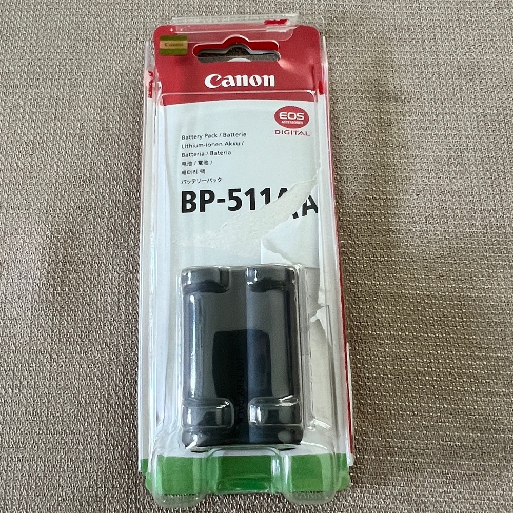 Original Canon BP-511A Battery (Li-Ion 7.4V 1390mAh)
